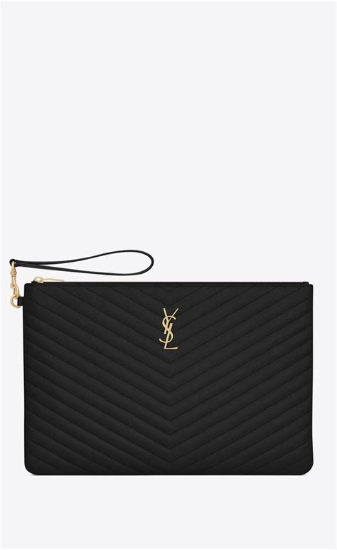 cassandre ysl quilted tablet pouch|CASSANDRE MATELASSÉ tablet pouch in leather .